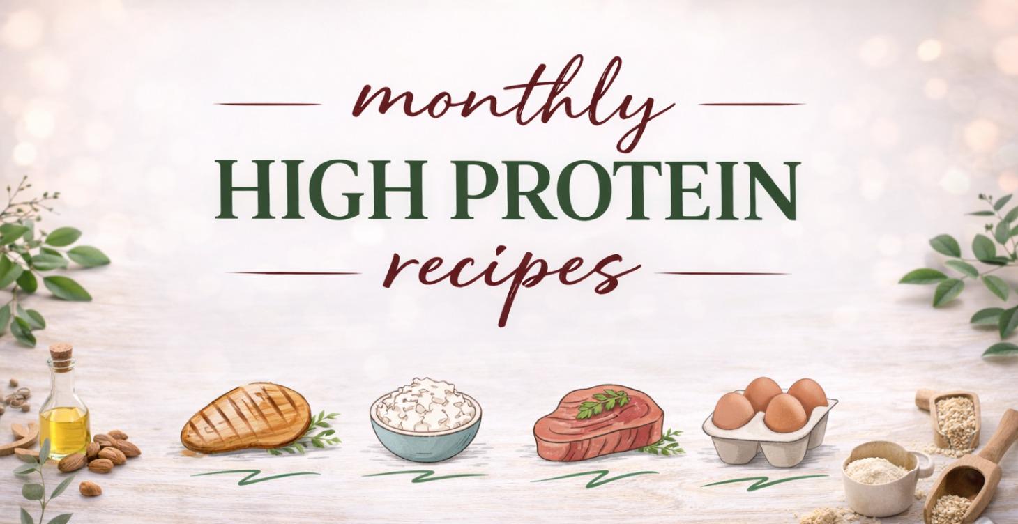Monthly High protein Recipes