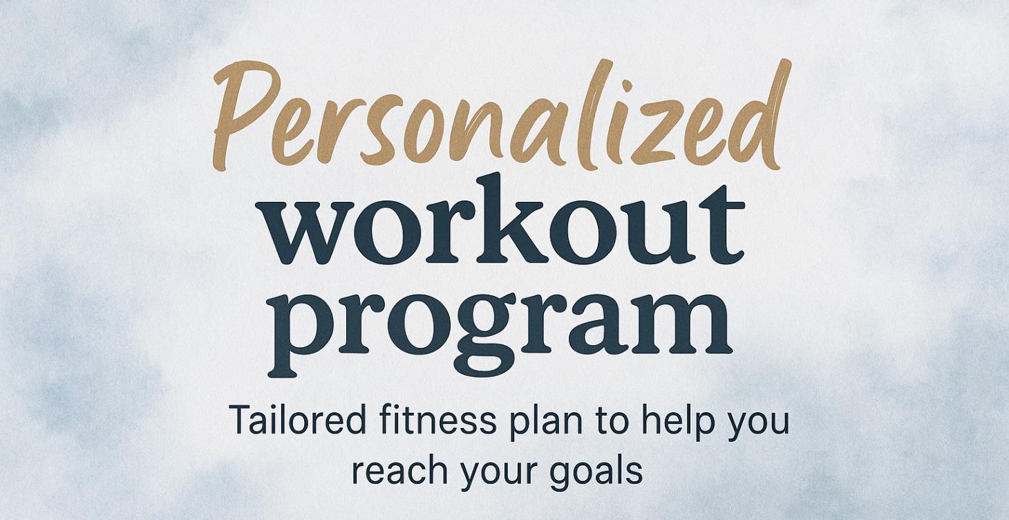 Personalized workout program