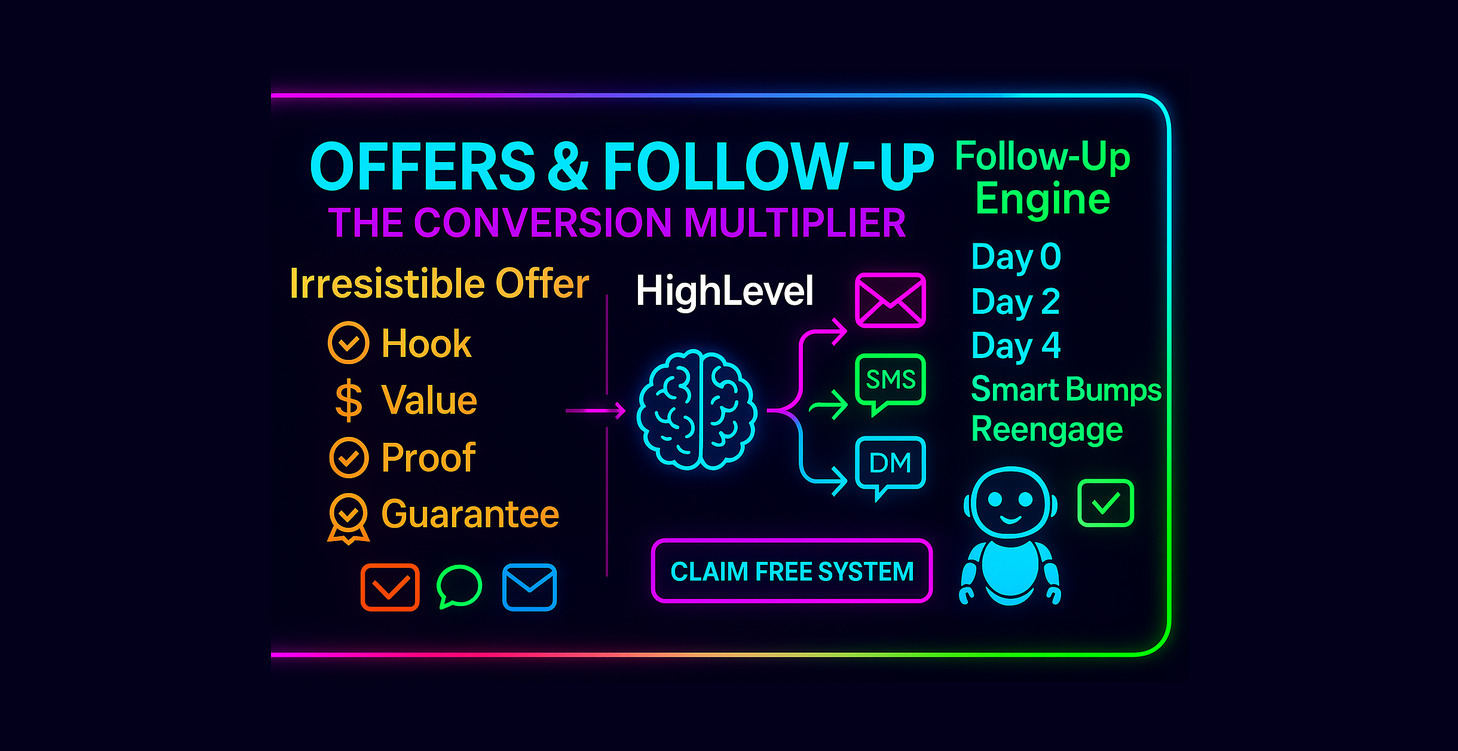 🎯 Offers & Follow-Up: The Conversion Multiplier