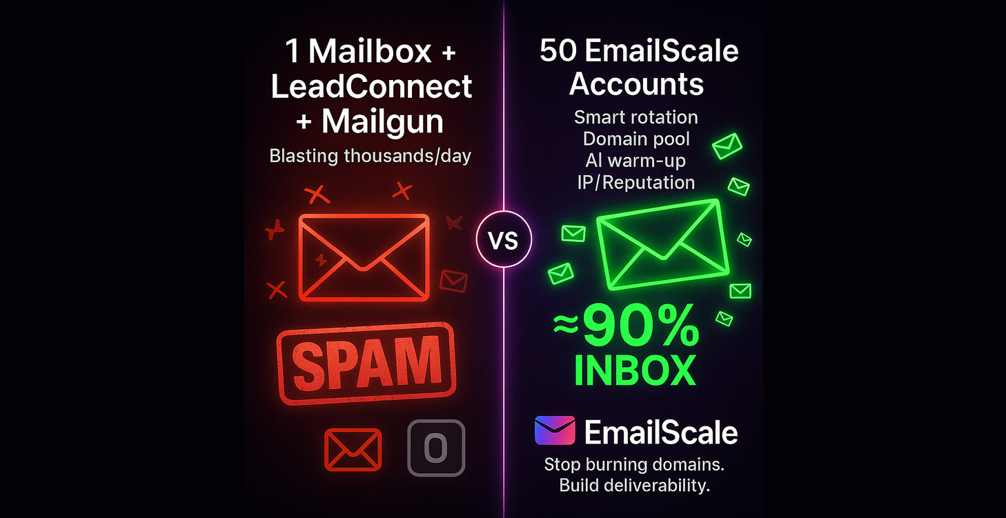 ⚠️ Do Not Use LeadConnect/Mailgun with this engine