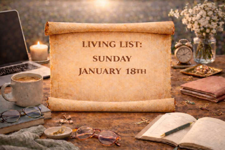 🍃 Living List — A.M. Sunday, January 18
