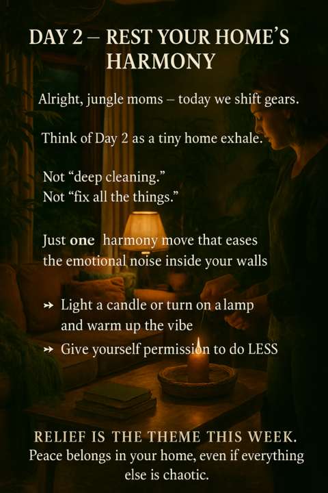 🌿 DAY 2 — REST YOUR HOME’S HARMONY