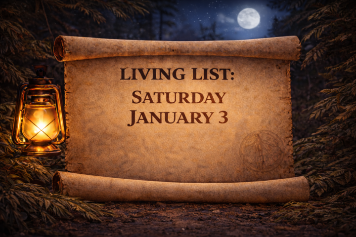 🌙 Living List — Saturday Evening