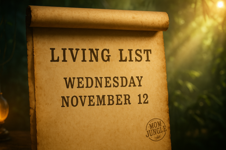 🌞 Morning Living List: Wednesday, November 12th