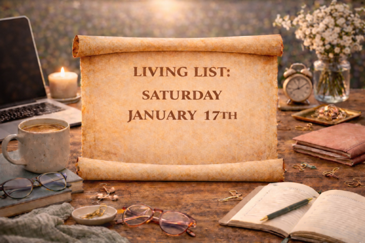 🍃 Living List — A.M. Saturday, January 17