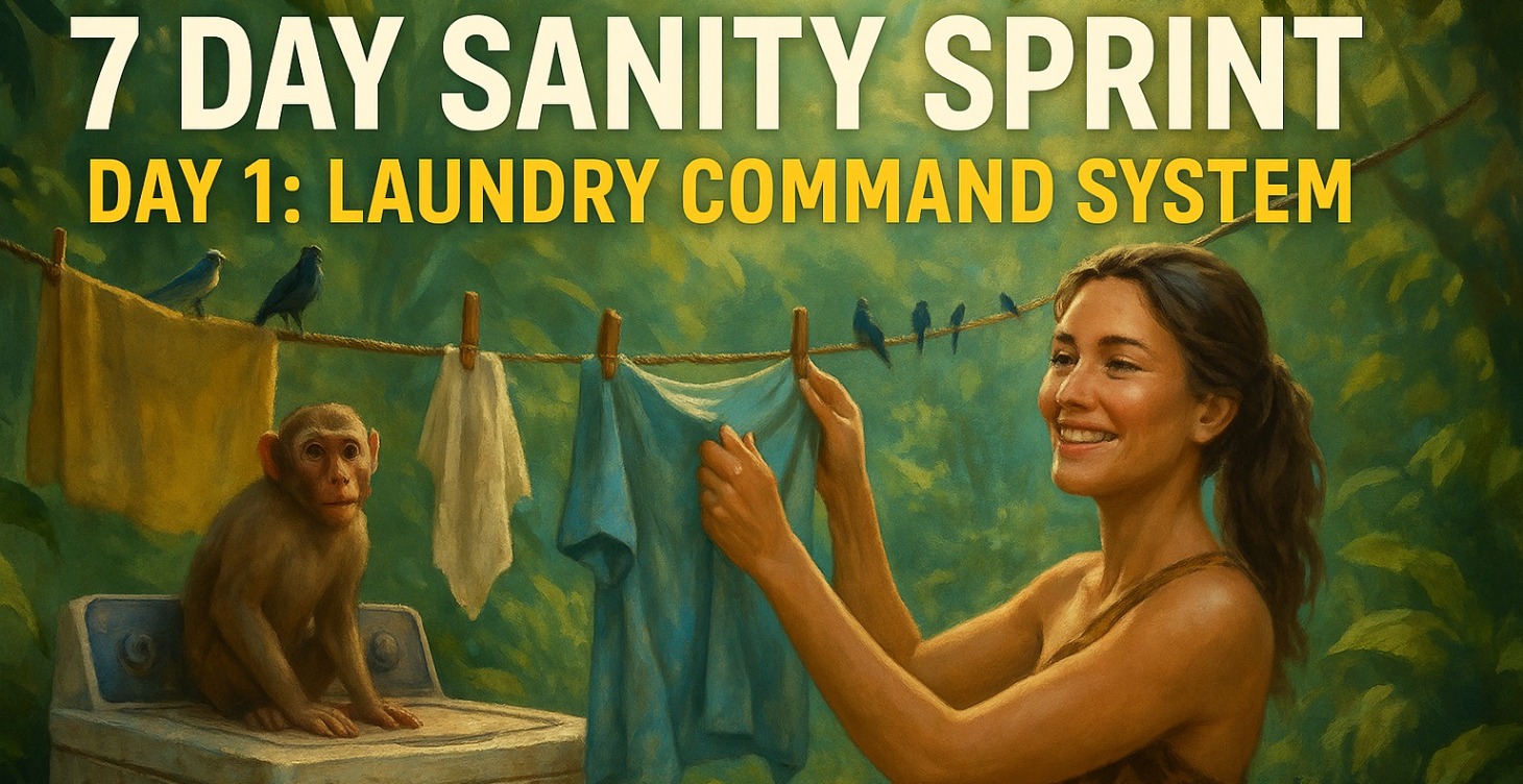 7 Day Sanity Sprint– Day 1: Laundry Command System