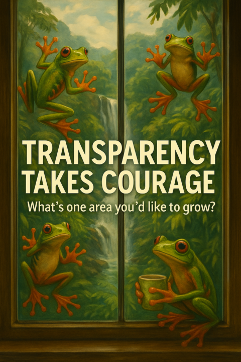 🌿 Transparency Takes Courage 🌿