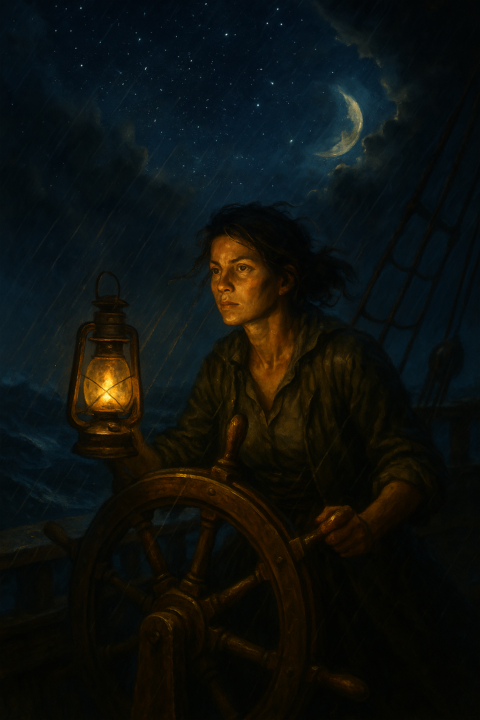 🌒 Midnight Muse: The Compass and the Storm