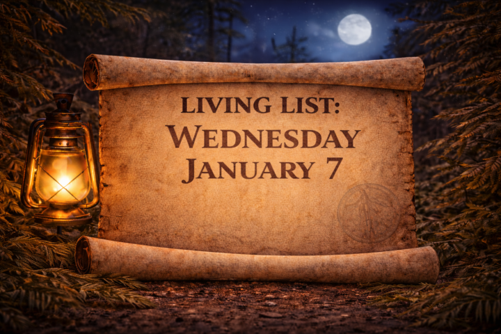 🌙 Living List — Wednesday Evening January 7