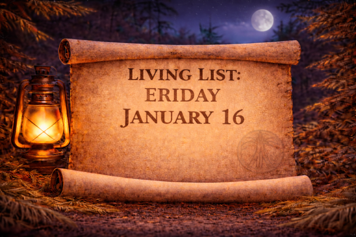 🌙 Living List — Friday Evening January 16