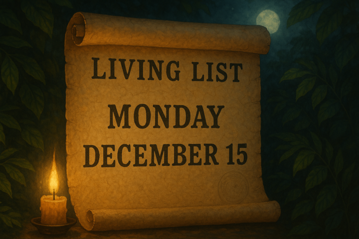 π Living List β Monday Evening