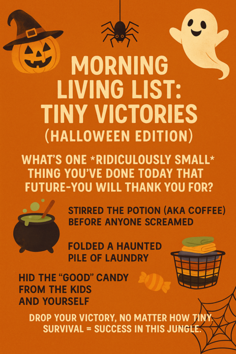 🎃 Morning Living List: Tiny Victories (Halloween Edition)