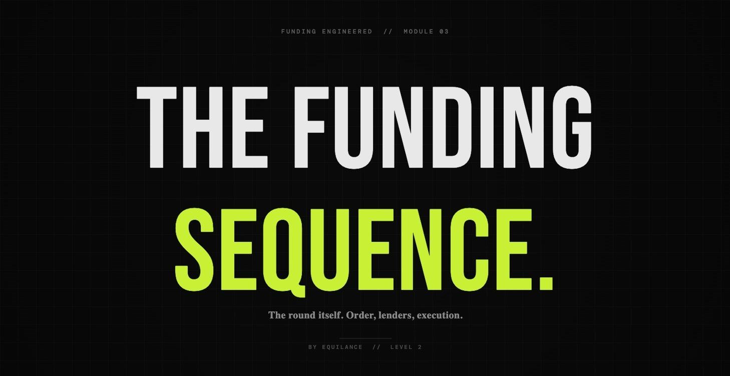 Module 03 – Funding Sequencing