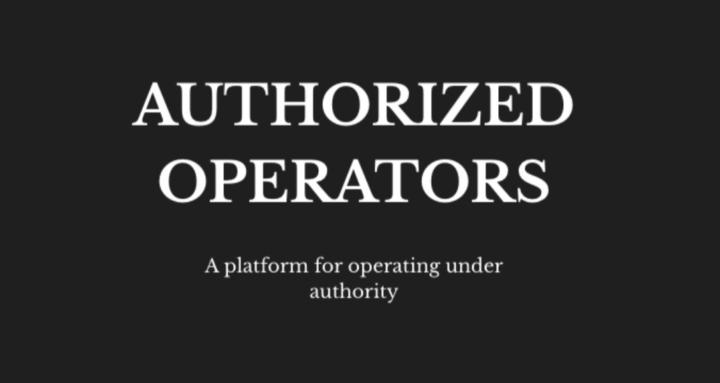 Authorized Operators
