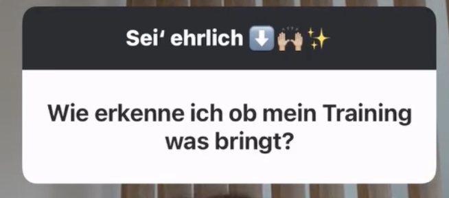 "Wie erkenne ich, ob mein Training wirklich etwas bringt?"