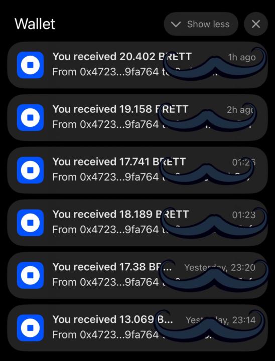 So amazed about my Crypto withdrawal reflection on wallet yesterday and today 
