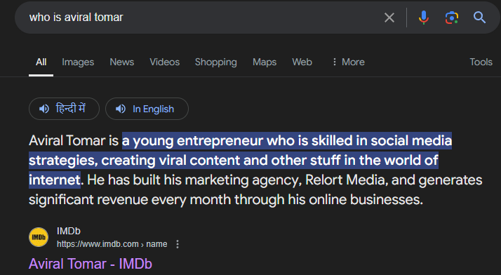 I've created a new offer, how's it?