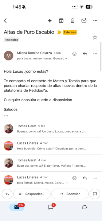 Novedades Pedidos Ya Licenciatarios PE