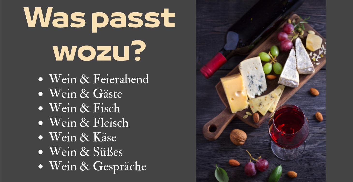 Was passt wozu?
