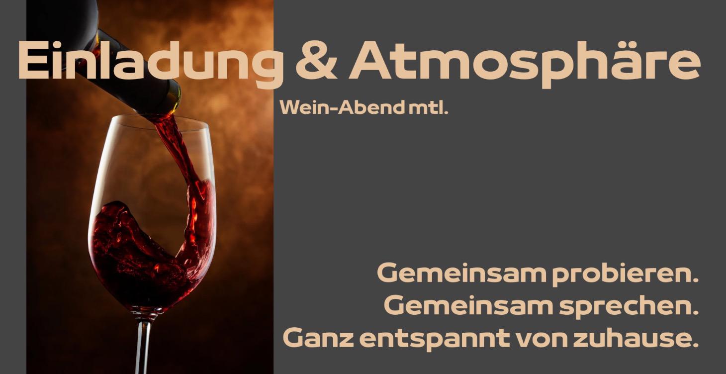 Wein-Abend mt. /BEISPIEL
