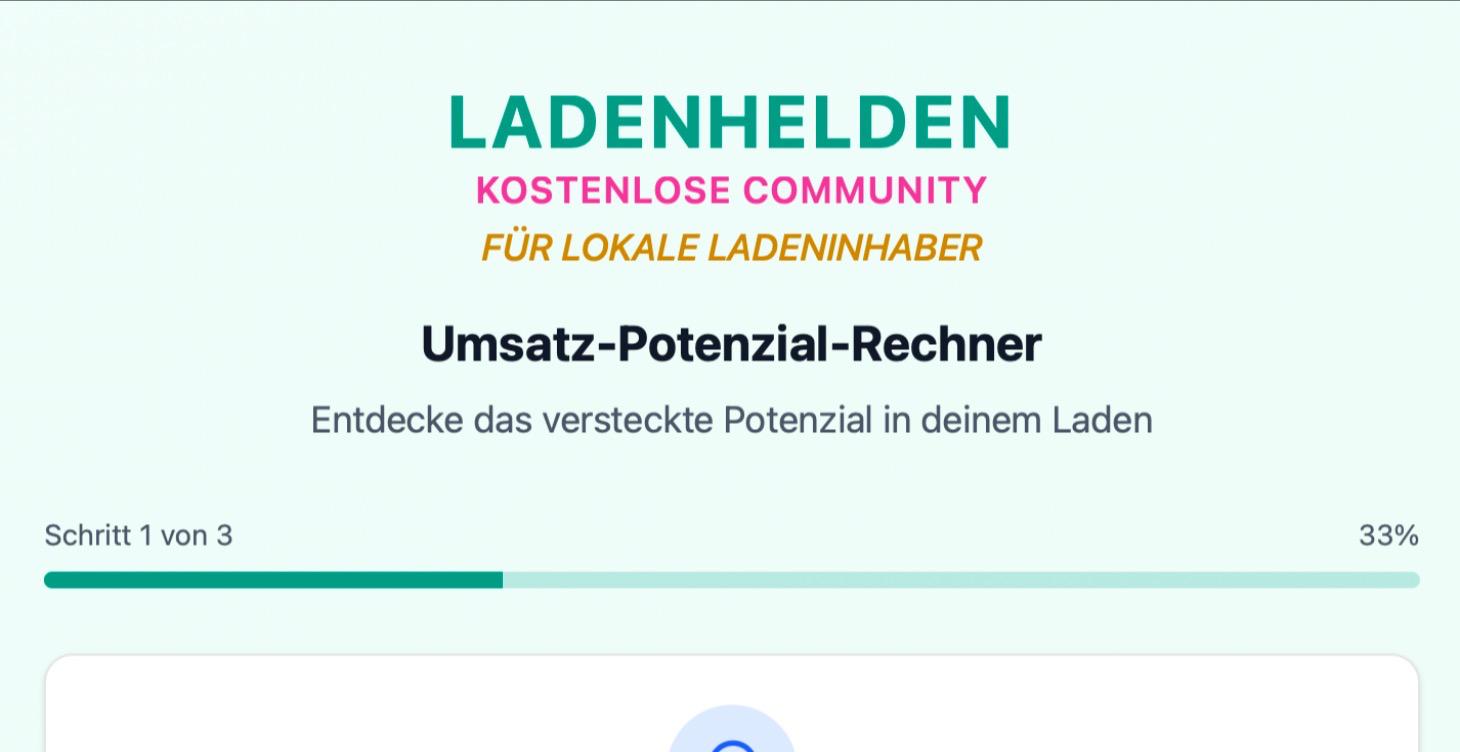💶 Umsatz-Potenzial-Rechner 📊