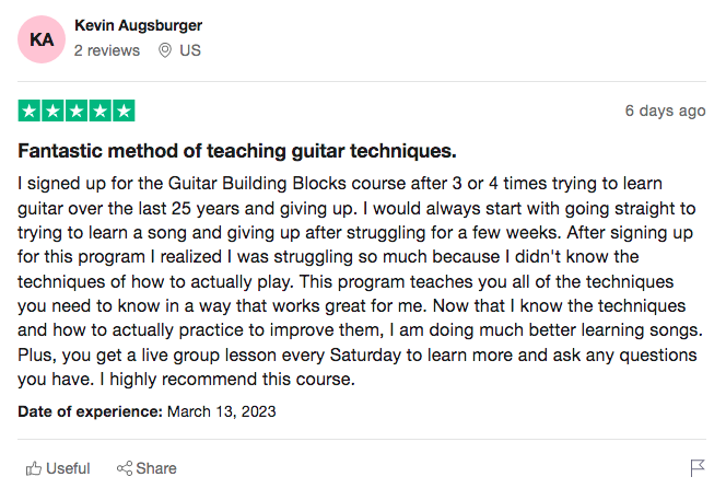 Guitar Building Blocks