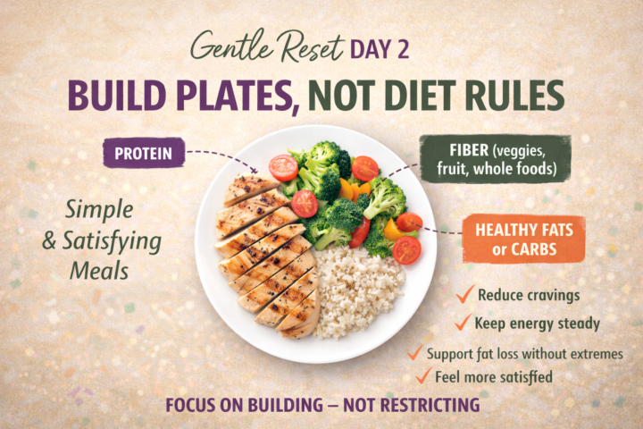 🌿 Gentle Reset — Day 2: Build Plates, Not Diet Rules