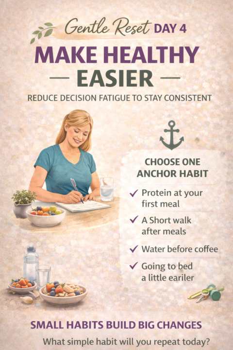 🌿 Gentle Reset — Day 4: Make Healthy Easier