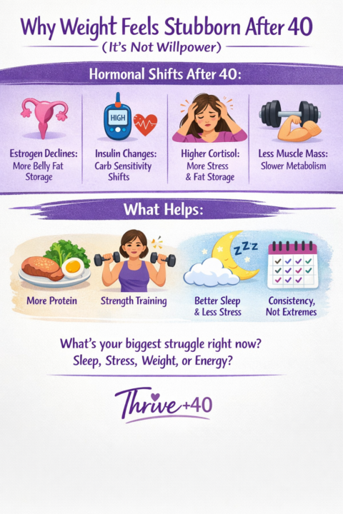 Day 2: Why Weight Feels More Stubborn After 40 (and it’s not willpower)