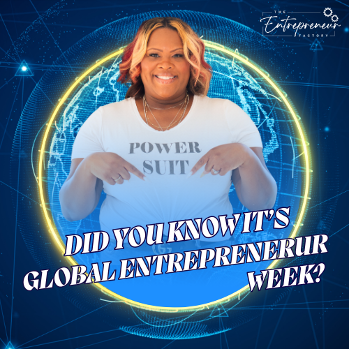 Did you know it's Global Entrepreneurship Week?! Dropping 💎💎💎 All Week!