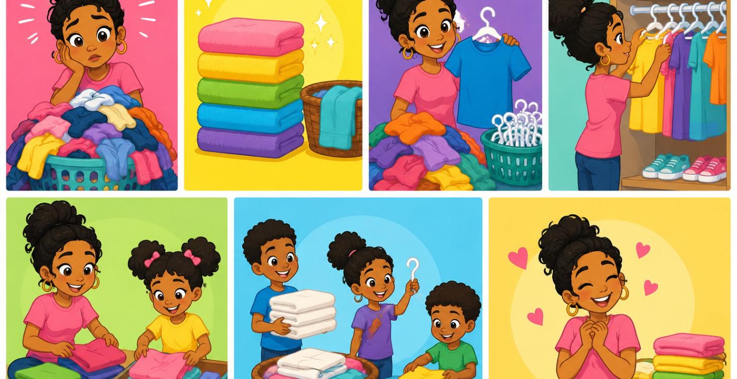 Laundry Survival 101: put them kids to work!!