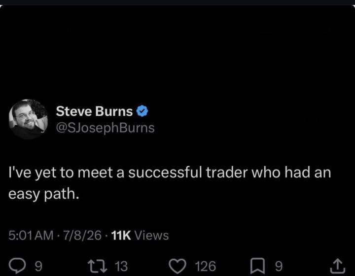 Every successful trader had to go through a level of hell to get to heaven 