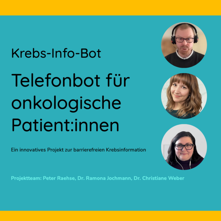 LINA - ein Telefonbot in der Krebsberatung 