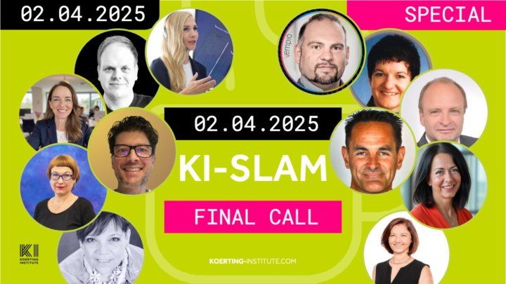 🟪🟩 KI-Slam am 02.04. im KI-Café ... 12 Speaker & 12 Botschaften 🔥