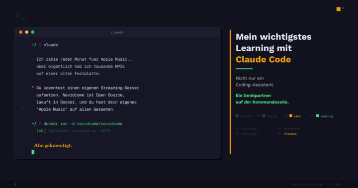 Mein (aktuell) wichtigstes Learning mit Claude Code