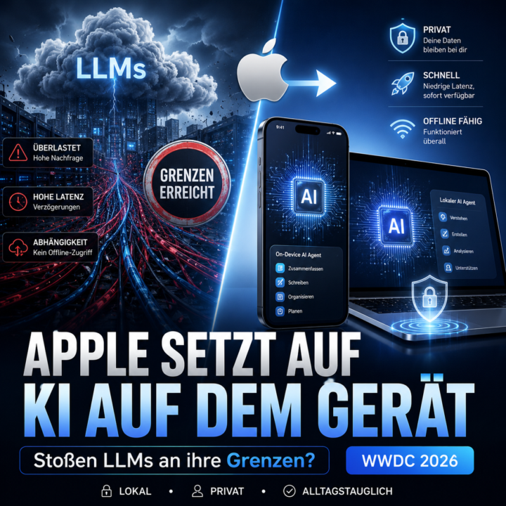 Apple zeigt gerade, wohin KI wirklich geht: weg von der Cloud, näher zum User