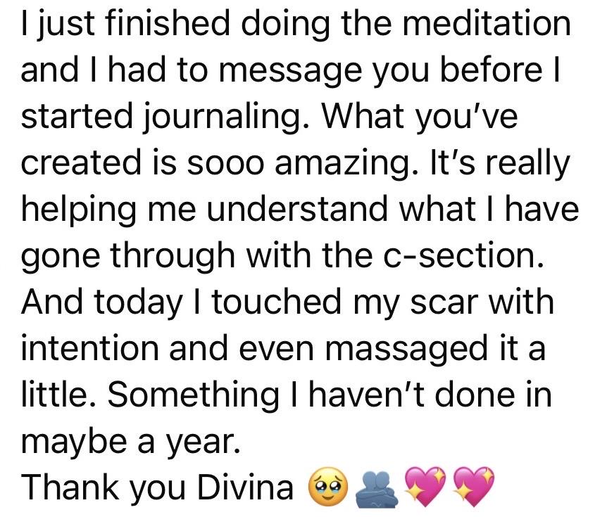 The C-Section Healing Space