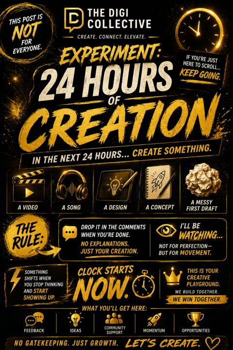⏰Experiment: 24 Hours of Creation 📸