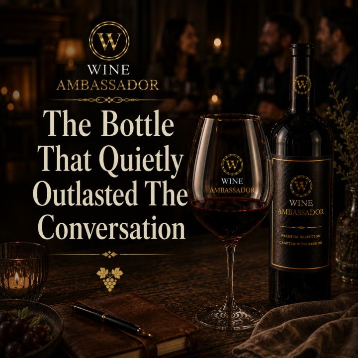 The Bottle That Quietly Outlasted The Conversation🍷