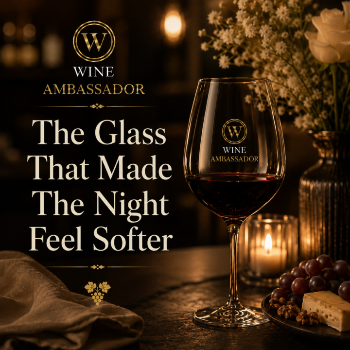 The Glass That Made The Night Feel Softer🍷