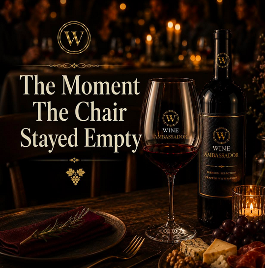 The Moment The Chair Stayed Empty🍷