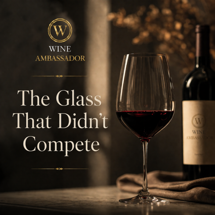 The Glass That Didn’t Compete🍷