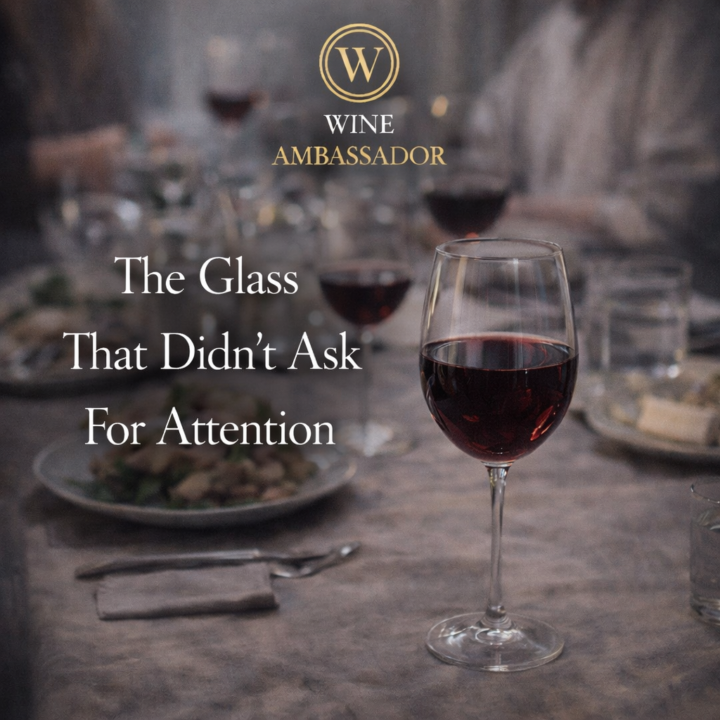 The Glass That Didn’t Ask For Attention🍷