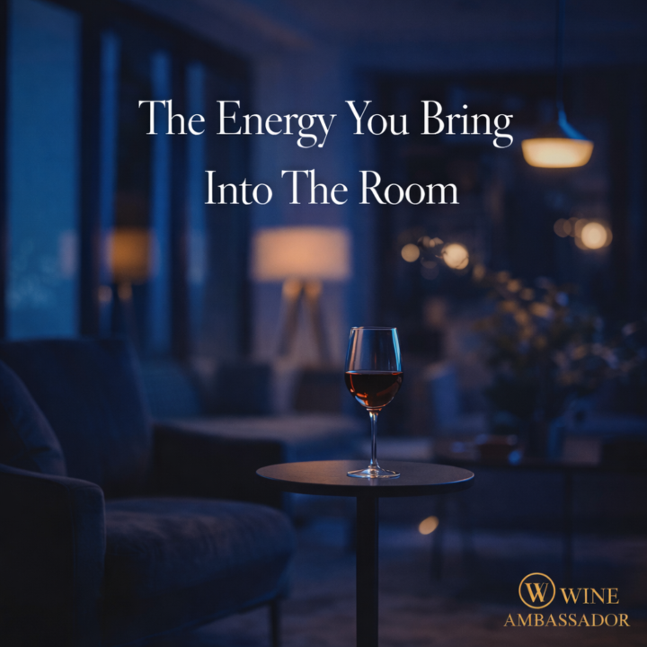 The Energy You Bring Into the Room🍷