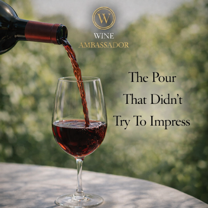 The Pour That Didn’t Try To Impress🍷