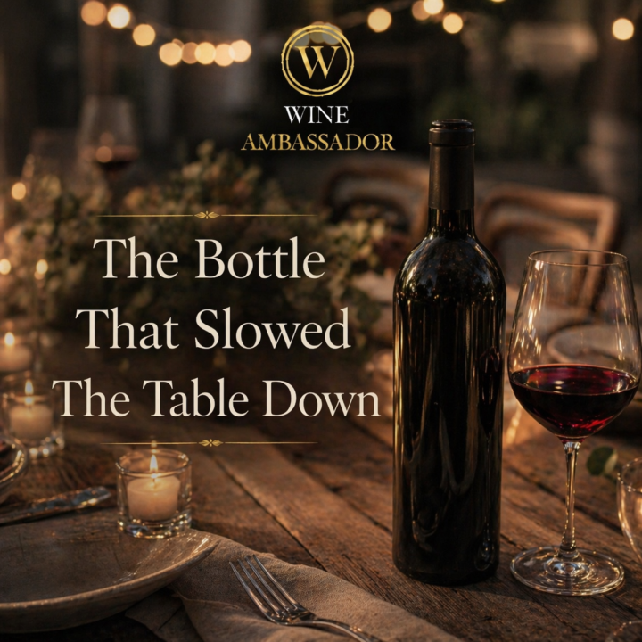 The Bottle That Slowed The Table Down🍷