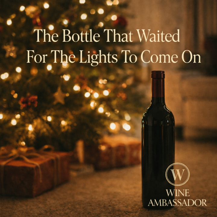 The Bottle That Waited For The Lights To Come On🍷