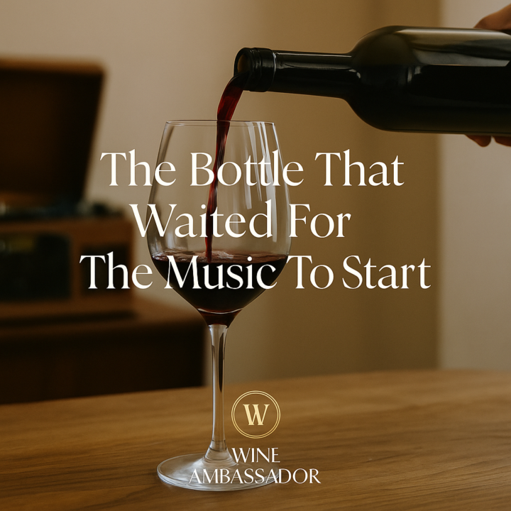 The Bottle That Waited For The Music To Start🍷