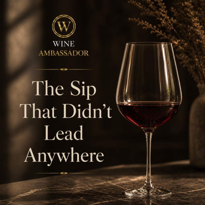 The Sip That Didn’t Lead Anywhere🍷