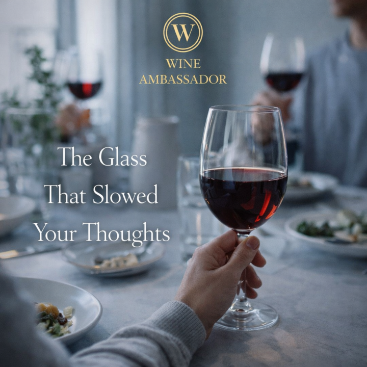 The Glass That Slowed Your Thoughts🍷